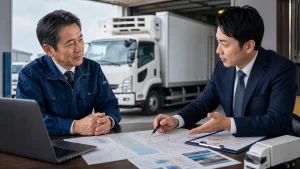 食品配送・物流会社のM&A事例｜車両・配送ルート・ドライバー体制を評価する実務のアイキャッチ画像