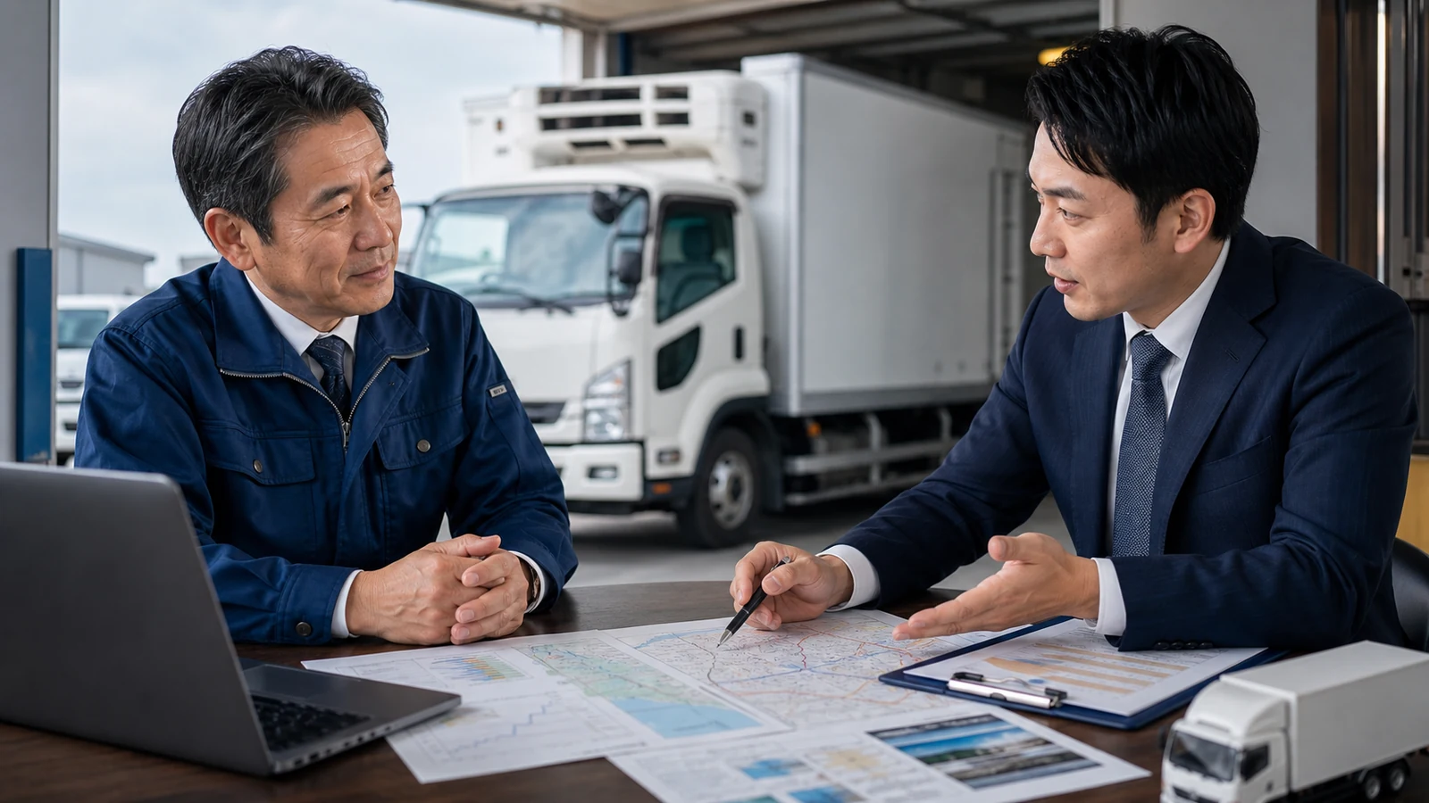 食品配送・物流会社のM&A事例｜車両・配送ルート・ドライバー体制を評価する実務のアイキャッチ画像
